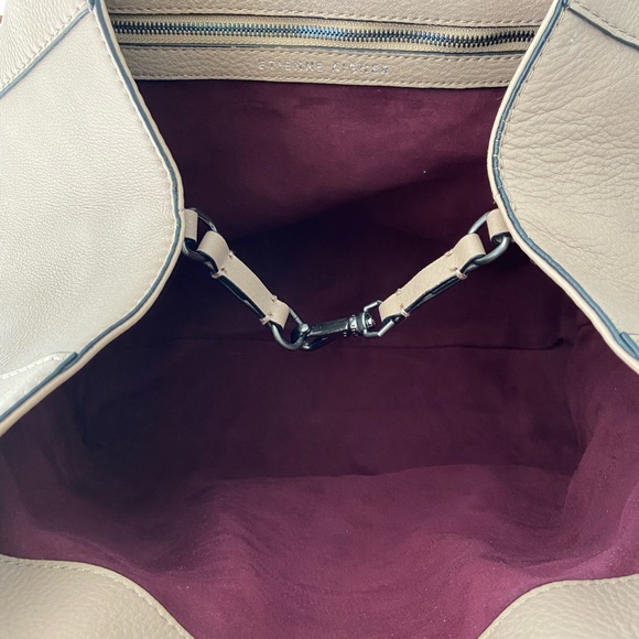 Etienne Agner soft leather tan tote great preloved condition - Picture 2 of 9